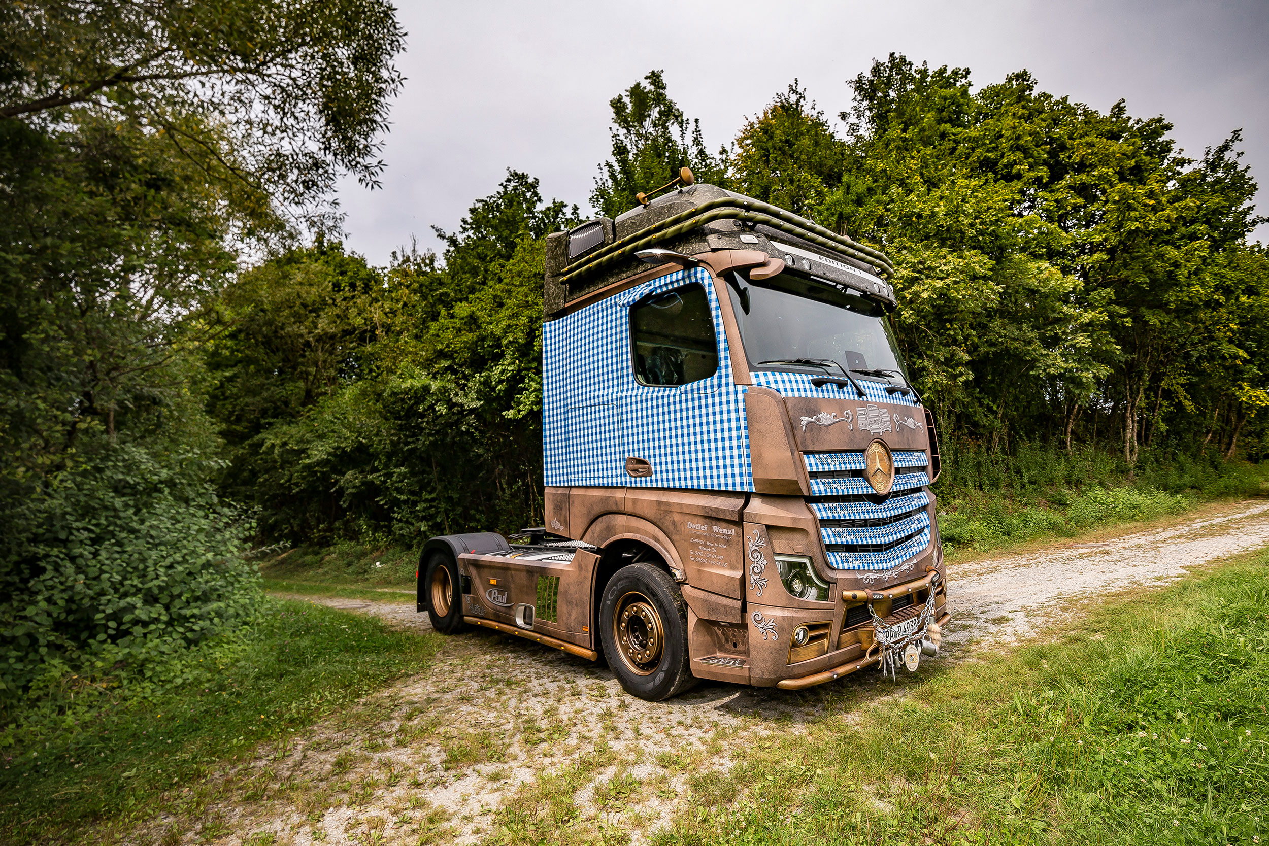 Where the truck wears Lederhosen