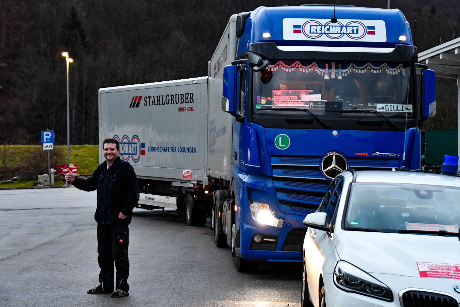 Trucker bescheren ein Weihnachtswunder