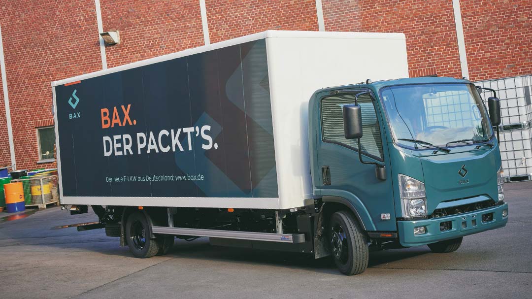 Wie leise ist der E-Lkw BAX?